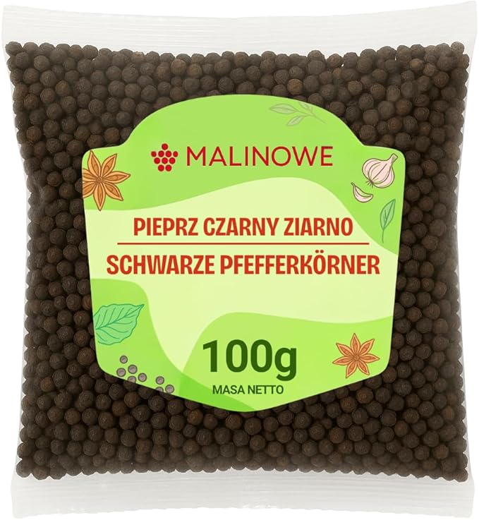Malinowe PIEPRZ CZARNY ZIARNO 100g