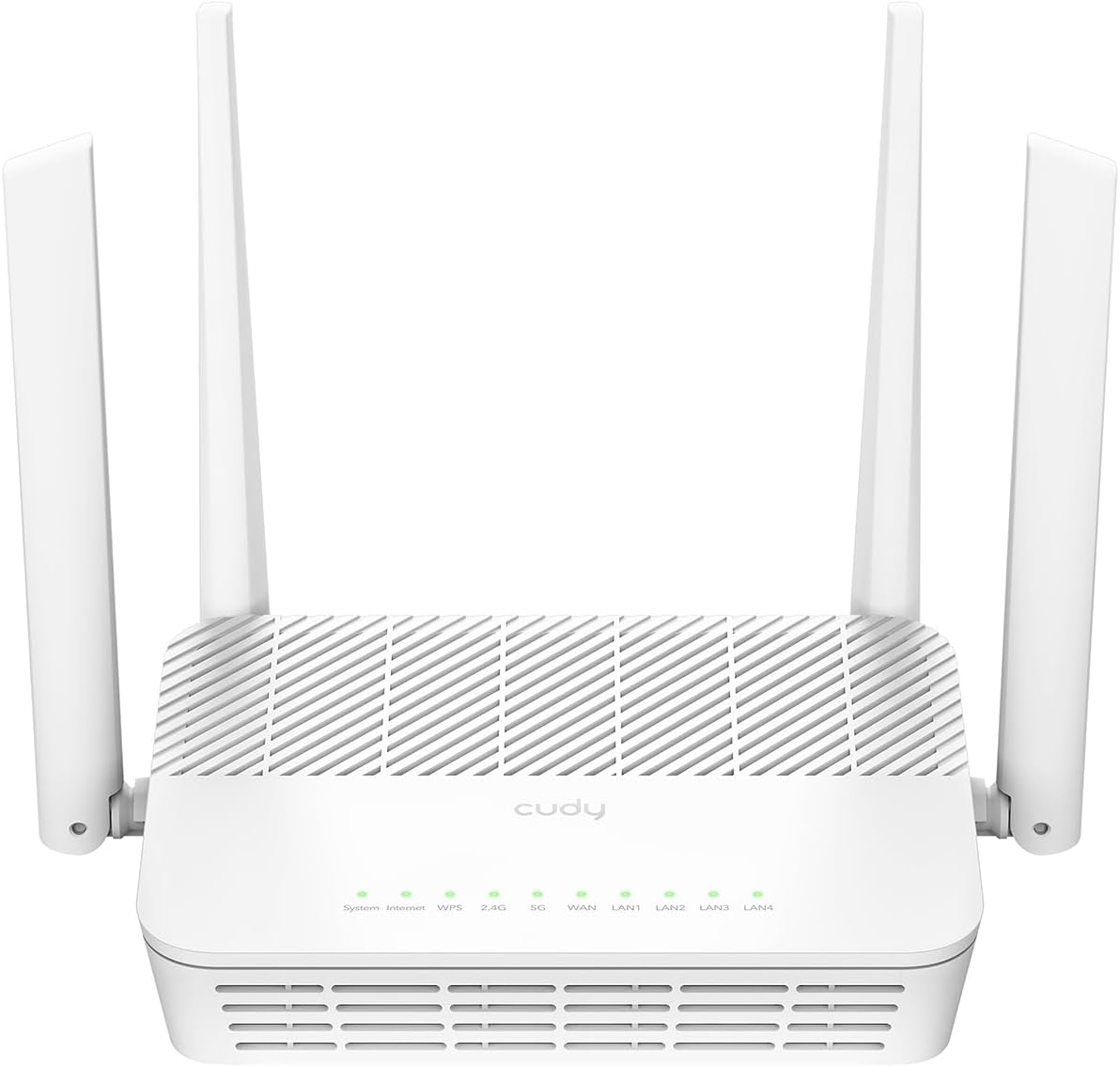 Cudy WR3000S AX3000 Dwuzakresowy router siatkowy WiFi 6, 5 portów Gigabit Ethernet RJ45, 4 anteny 5dBi