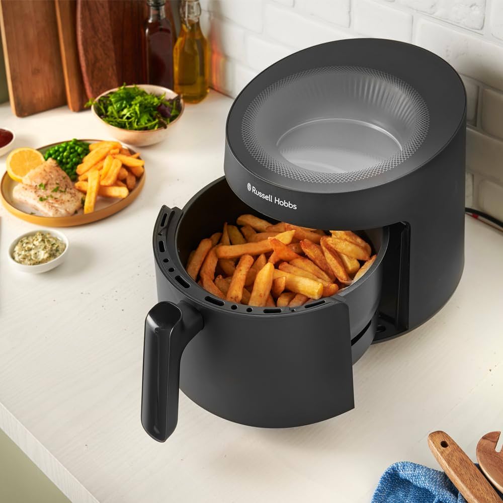 Russell Hobbs Frytkownica beztłuszczowa 5L [10 programów | z okienkiem] Air Fryer