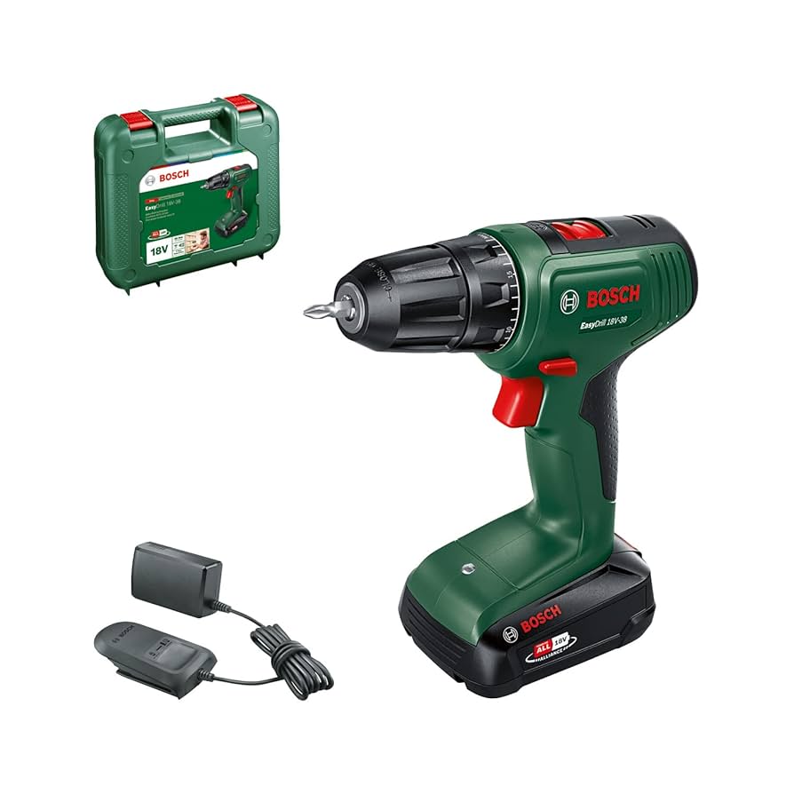 Bosch EasyDrill 18V-38 2.0Ah Akku und Ladegerät