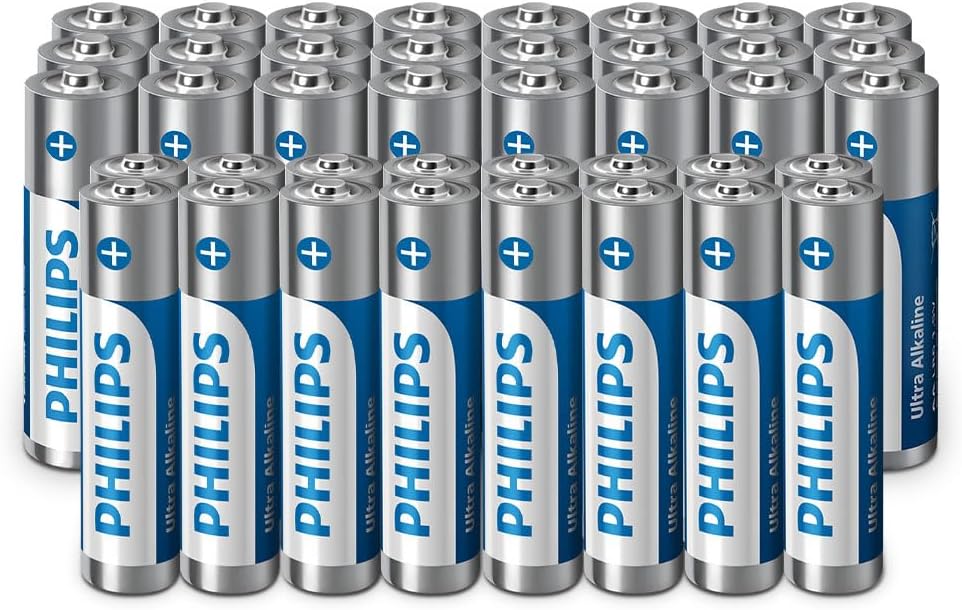 Philips Ultra alkaliczne baterie AA/AAA Combo, 40 sztuk