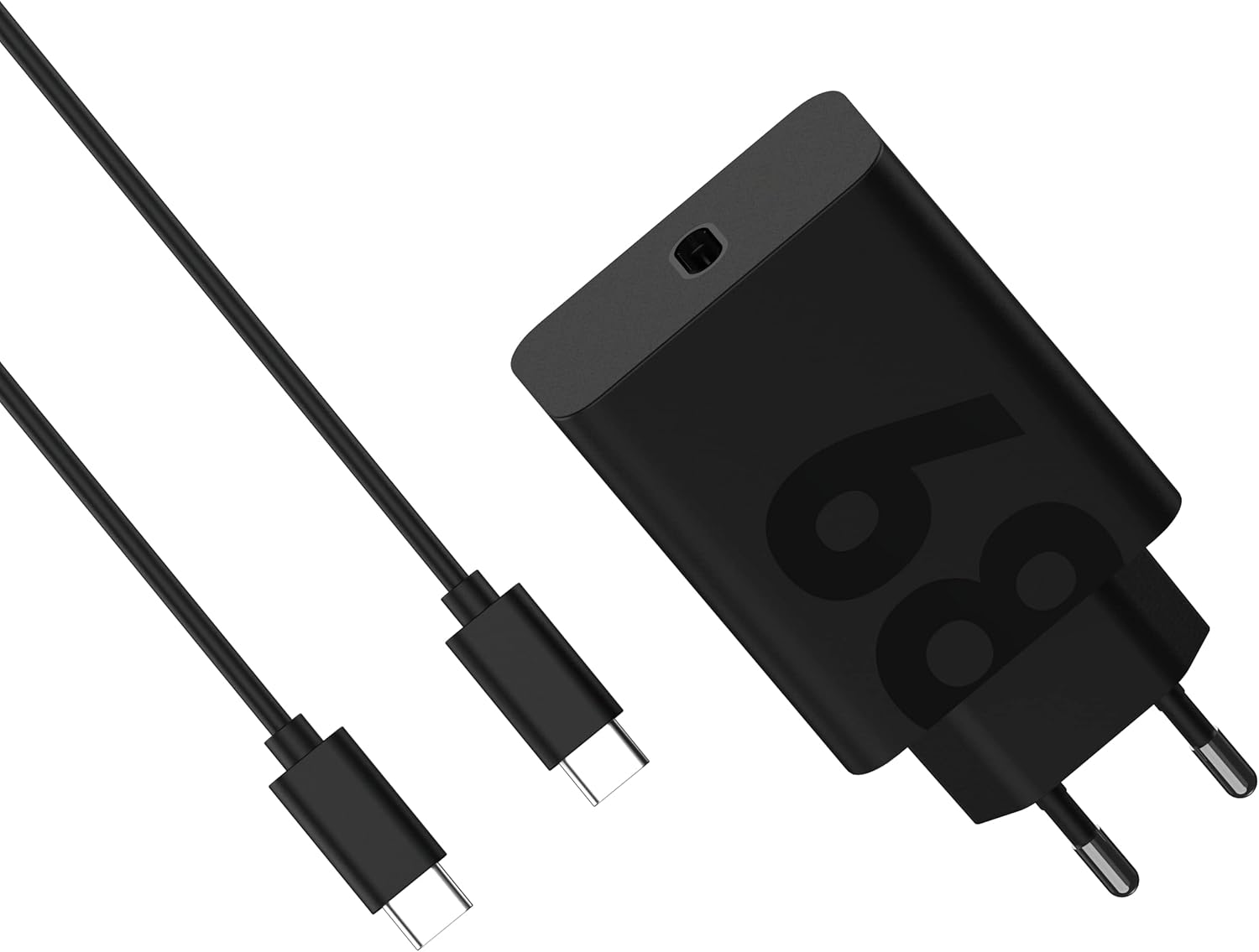 Ładowarka Motorola PG38C06281, Czarna, 68W + kabel USB C