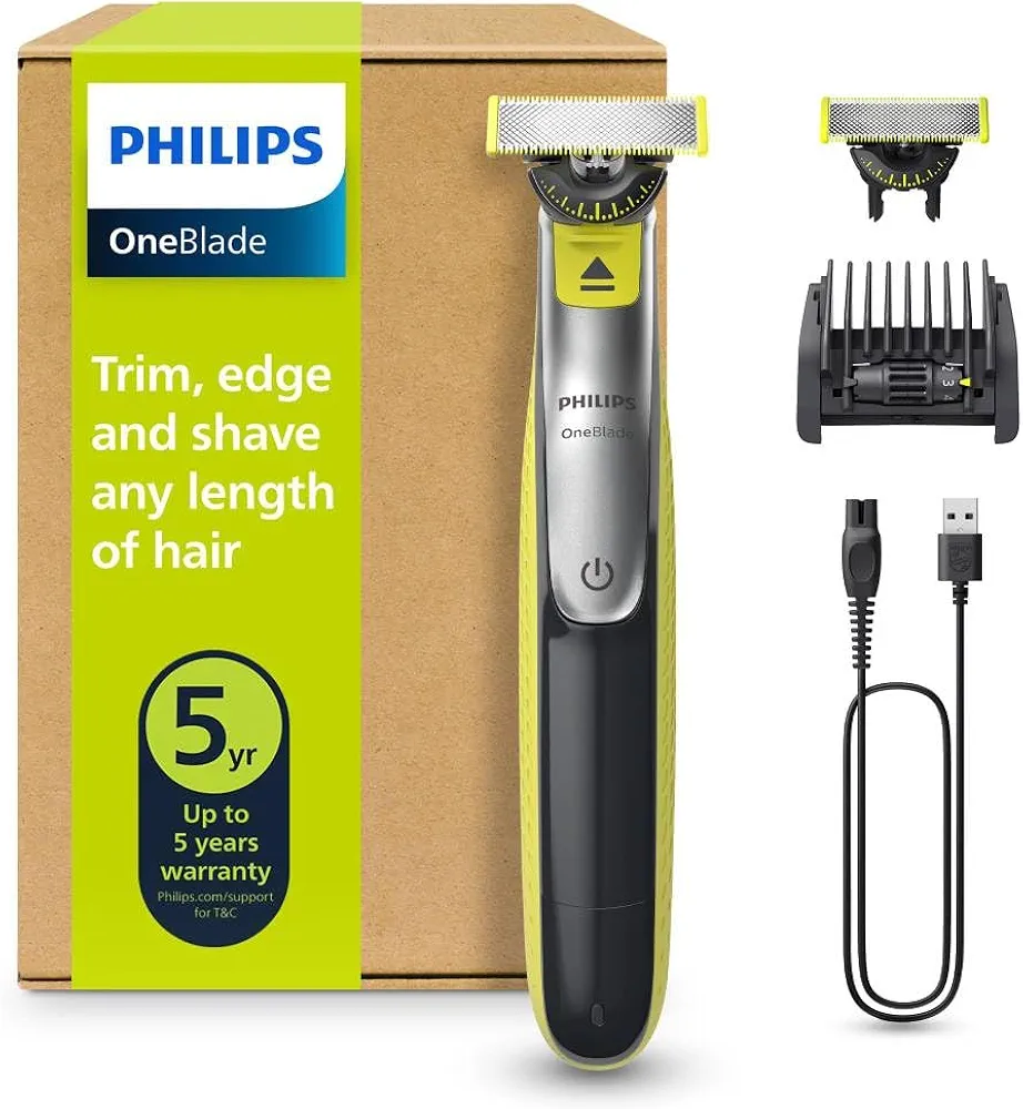 Autentyczny Golarka hybrydowa Philips OneBlade 360 Face — Elektryczny Trymer do Brody