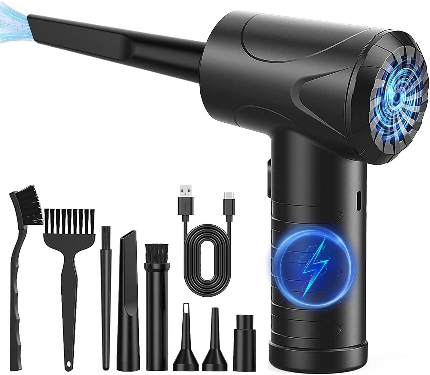 Odkurzacz na sprężone powietrze, 3-biegi, 91 000 obr./min