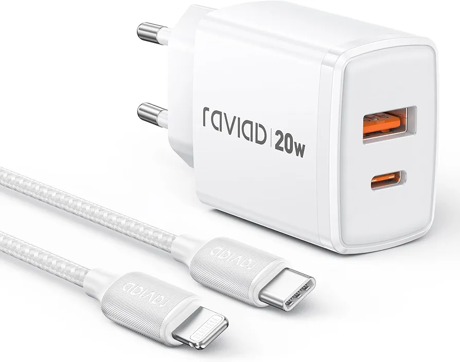 Ładowarka sieciowa do Iphone'a 20W z certyfikatem Mfi + kabel lightning 2m
