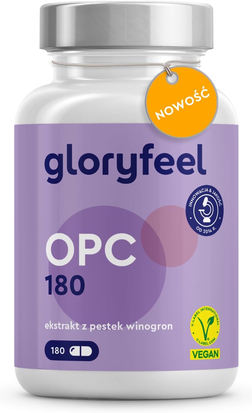 Kapsułki z ekstraktem z pestek winogron OPC - 1000mg OPC