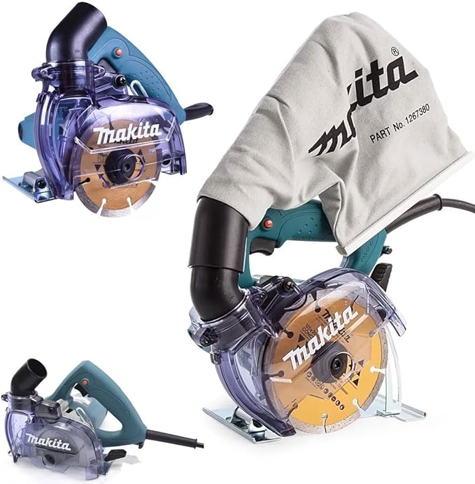 Makita Piła do Płytek, Niebieski/Czarny, 125 mm, 40 mm