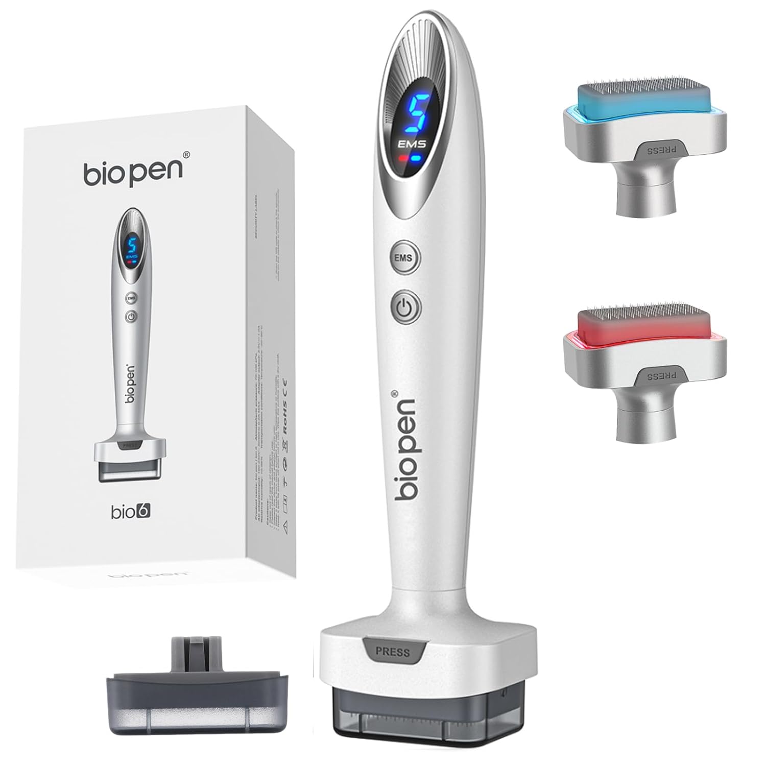 4 w 1 Dermastamp Microneedling do twarzy i skóry głowy