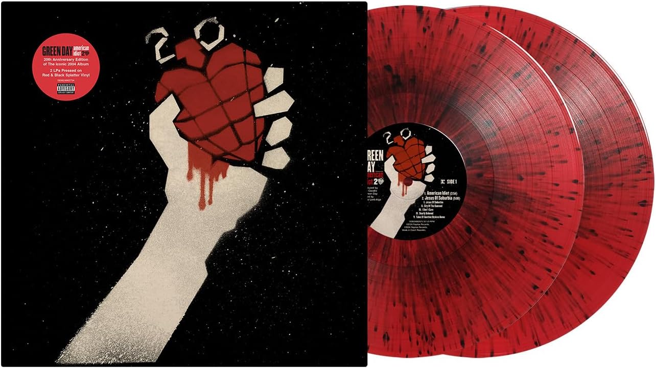 Podwójna (kolorowa) płyta winylowa American Idiot (20th Anniversary Red & Black Splatter 2LP)