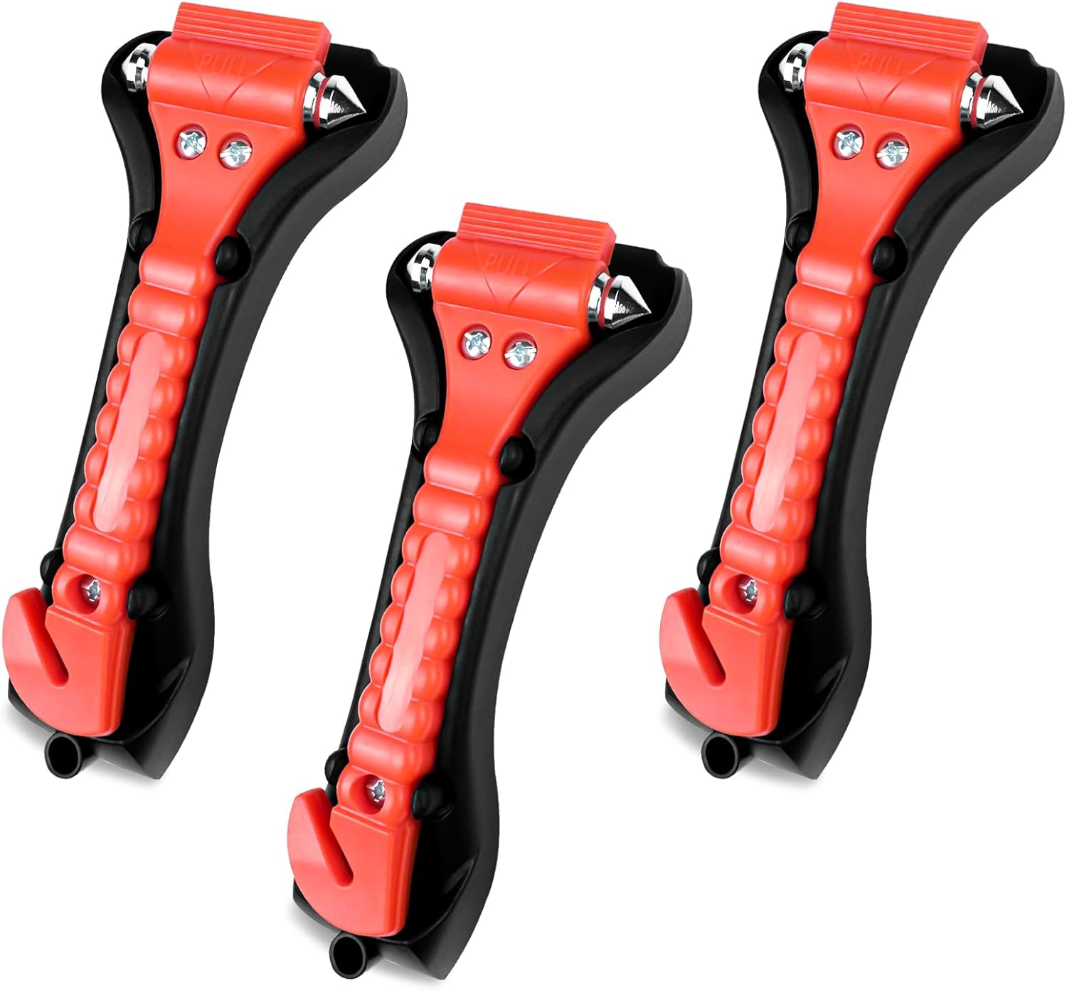 Brevanza 3 sztuk Młotek awaryjny do samochodu,Przecinak do Pasów