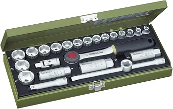 Proxxon 23110 Zestaw Kluczy Nasadowych Wielokolorowy 24 Sztuki