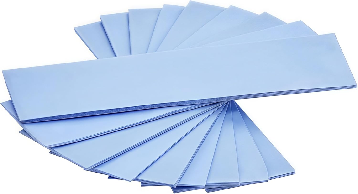 9 opakowań o różnej grubości 0,5 1,0 1,5 mm termoprzewodzące podkładki silikonowe o przewodności cieplnej 6,0 W/mk