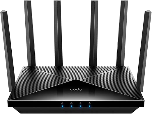 Cudy router Wi-Fi 7 BE11000 tri-band, 6 strumieni, 10 Gb/s, 4 × porty 2,5G, do 11000 Mb/s, MESH