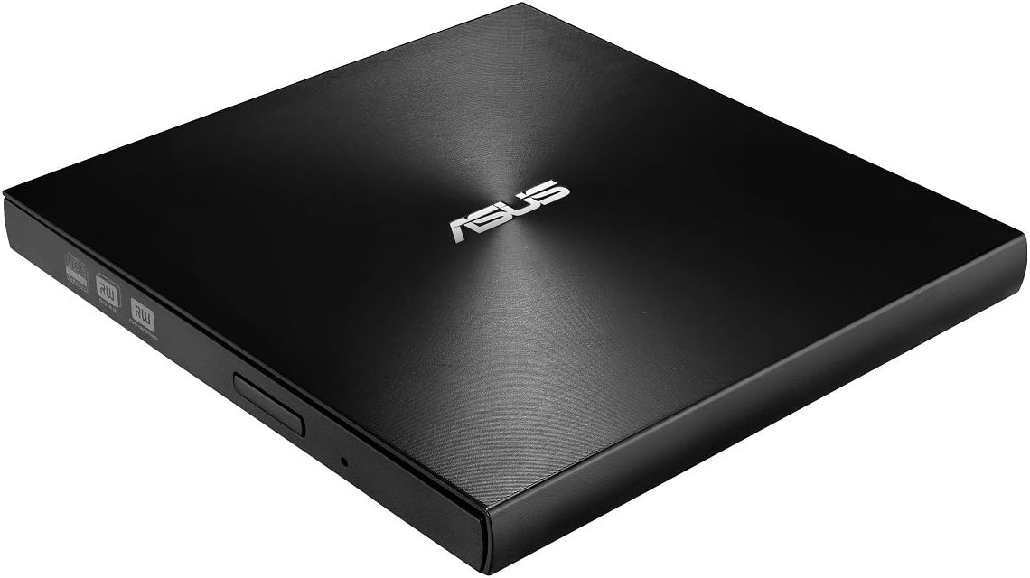 Asus ZenDrive U9M SDRW-08U9M-U Zewnętrzna Nagrywarka DVD 13.55 x 14.25 x 1.39 cm Czarny