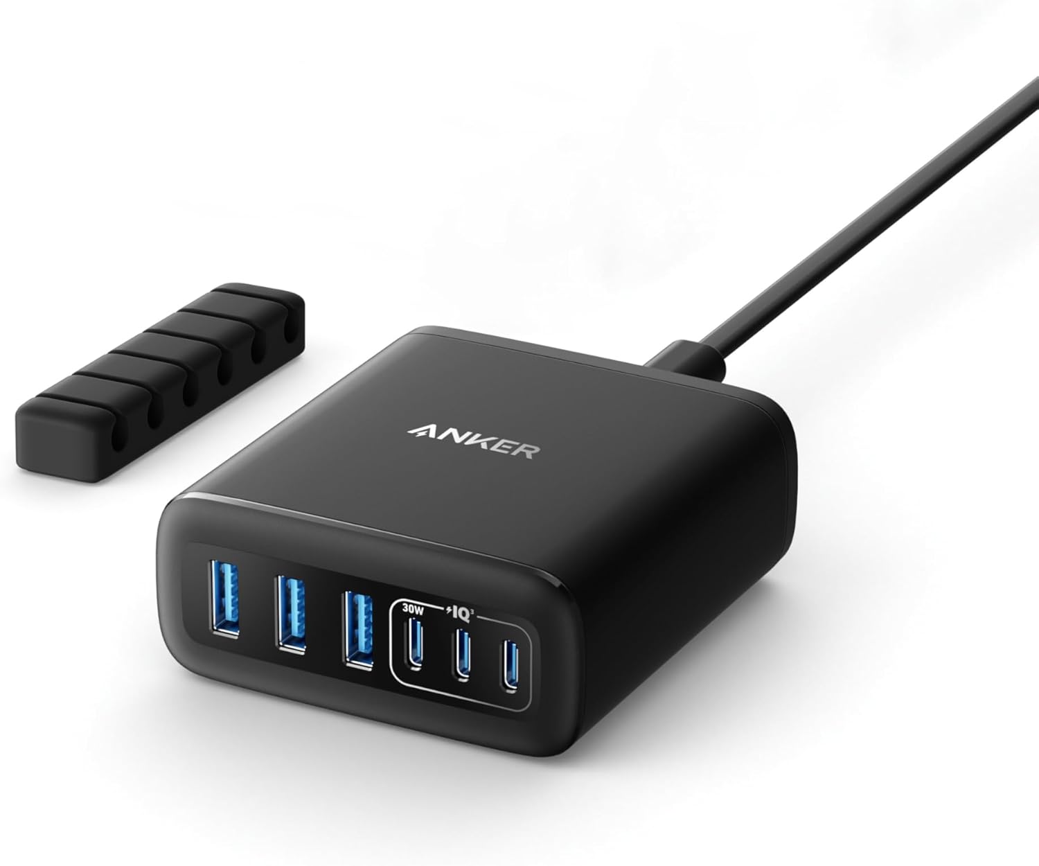 Anker stacja ładująca USB-C 6 portów 112 W Czarny
