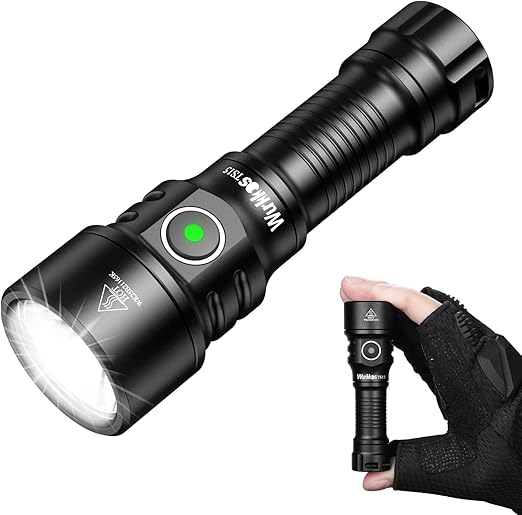 Latarka Wurkkos TS15 Mini 900lm 401m - mini szperacz, ogniwo 900mAh 14500 (działa też na AA), USB-C, magnetyczna końcówka @ Amazon.pl