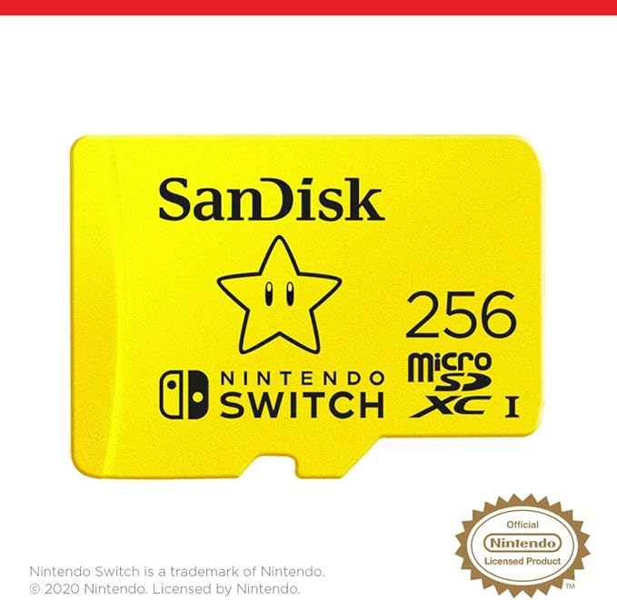 Sandisk 256GB do Nintendo Switch