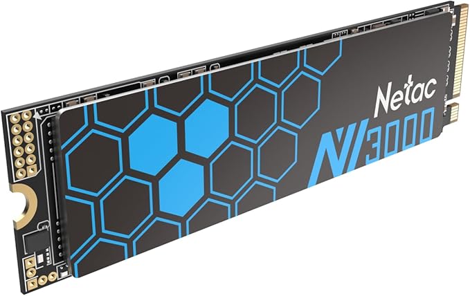 Netac Wewnętrzny dysk nvme ssd 2T M.2 2280 3D NAND z radiatorem, do 3300/2900 MB/s