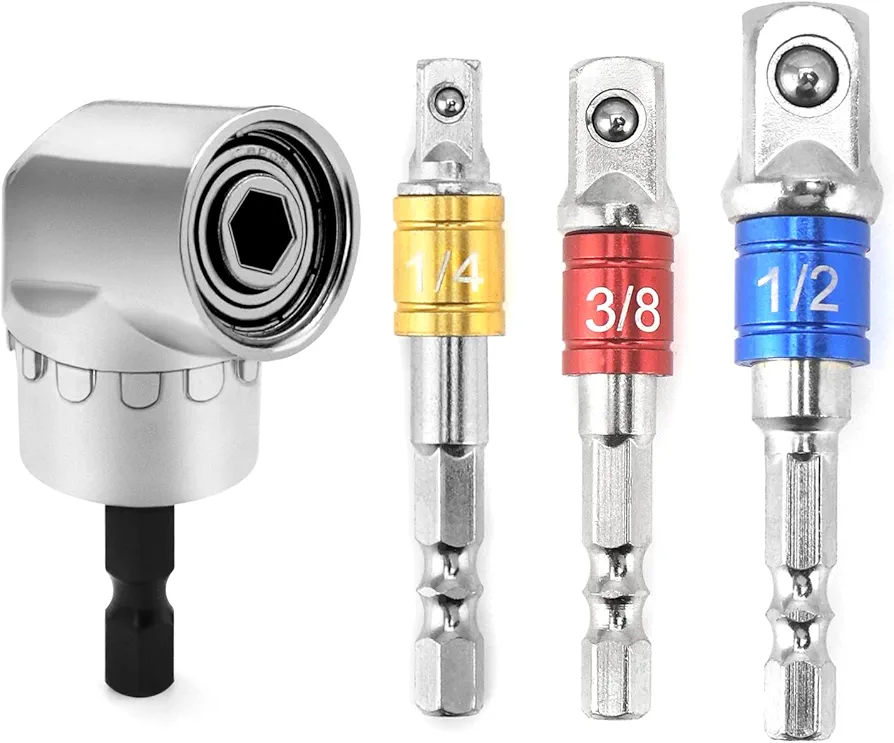 QWORK® Adapter do wkrętarki - kątowy105°