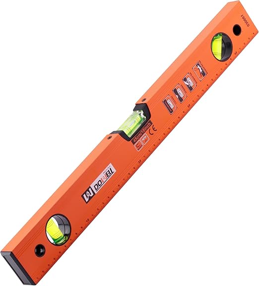 [Amazon] Poziomica magnetyczna DOWELL 45 cm (18") ze skalą metryczną i trzema fiolkami (45°/90°/180°)