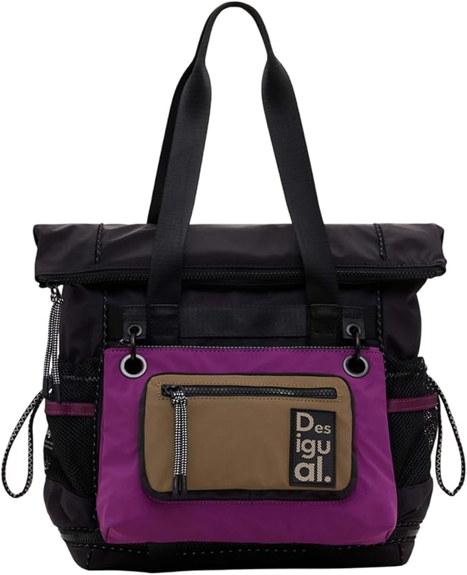 Plecak Desigual BACK_MODULARIS BLUE25 VOY, U, 2000 BLACK, Czarny (Black)