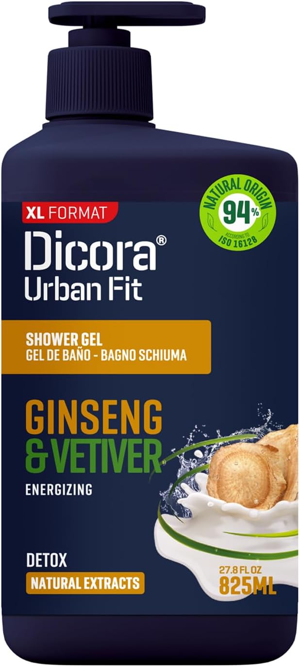 Dicora Urban Fit, energetyzujący żel pod prysznic 825ml