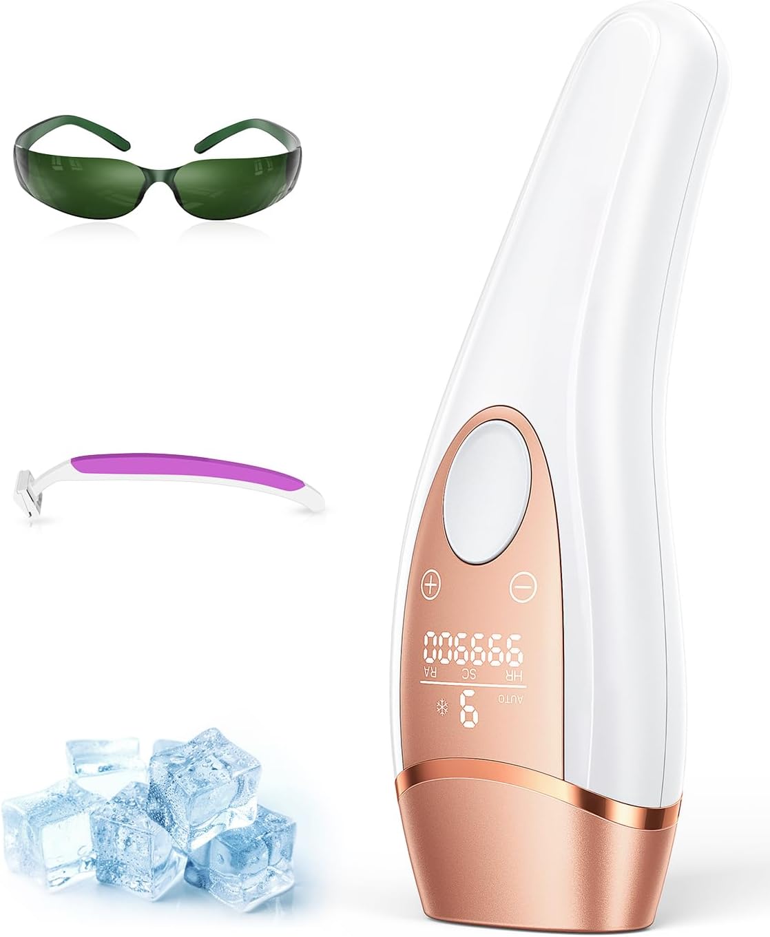 Beauris IPL urządzenie do usuwania włosów z systemem chłodzenia lodem