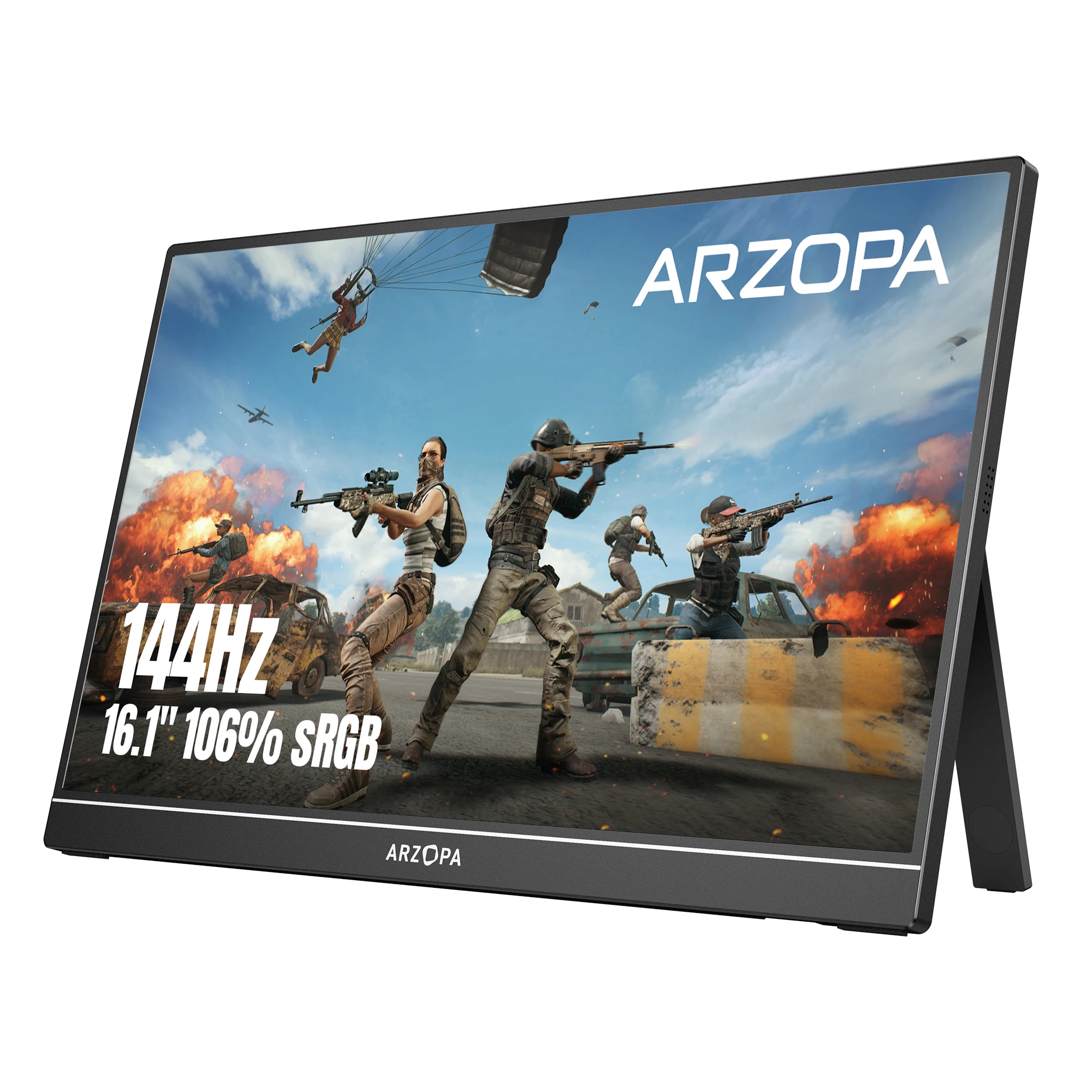 Przenośny Monitor Gamingowy ARZOPA 16,1-calowy 144Hz 100% SRGB 1080P FHD IPS
