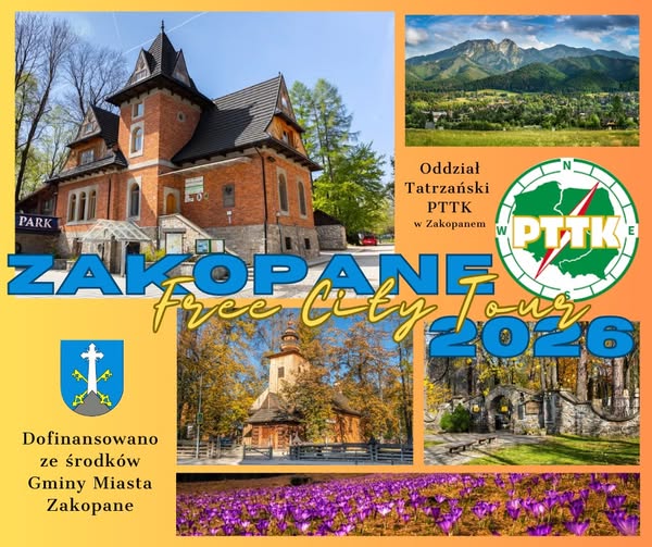 W wakacje startuje Free City Tour Zakopane 2026 – bezpłatne wycieczki po mieście!