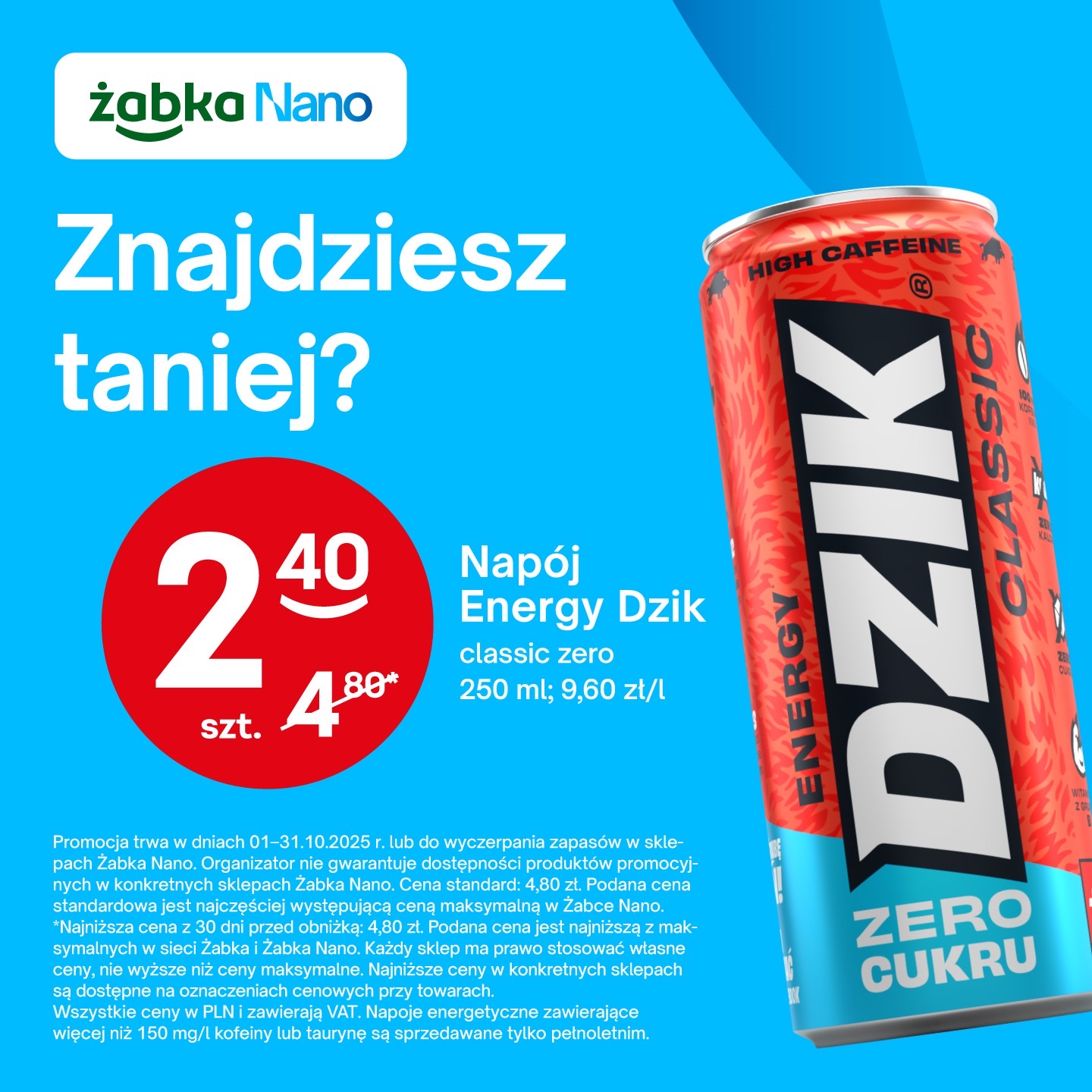 Napój Energy Dzik