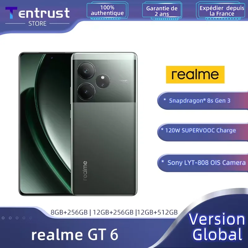 realme GT 6, Global Version, 16GB+512GB