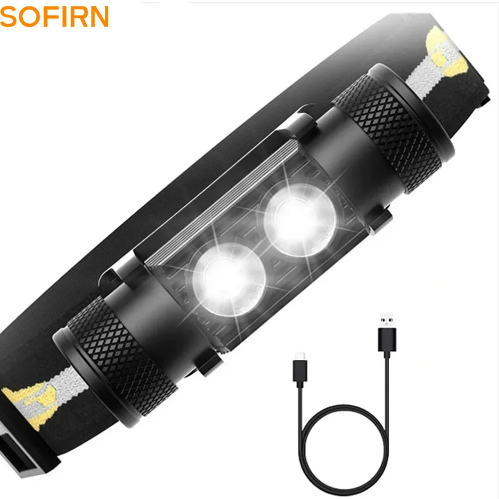 Latarka czołowa H25S Sofirin 18650 podwójna Luminus SST40 LED 1200lm