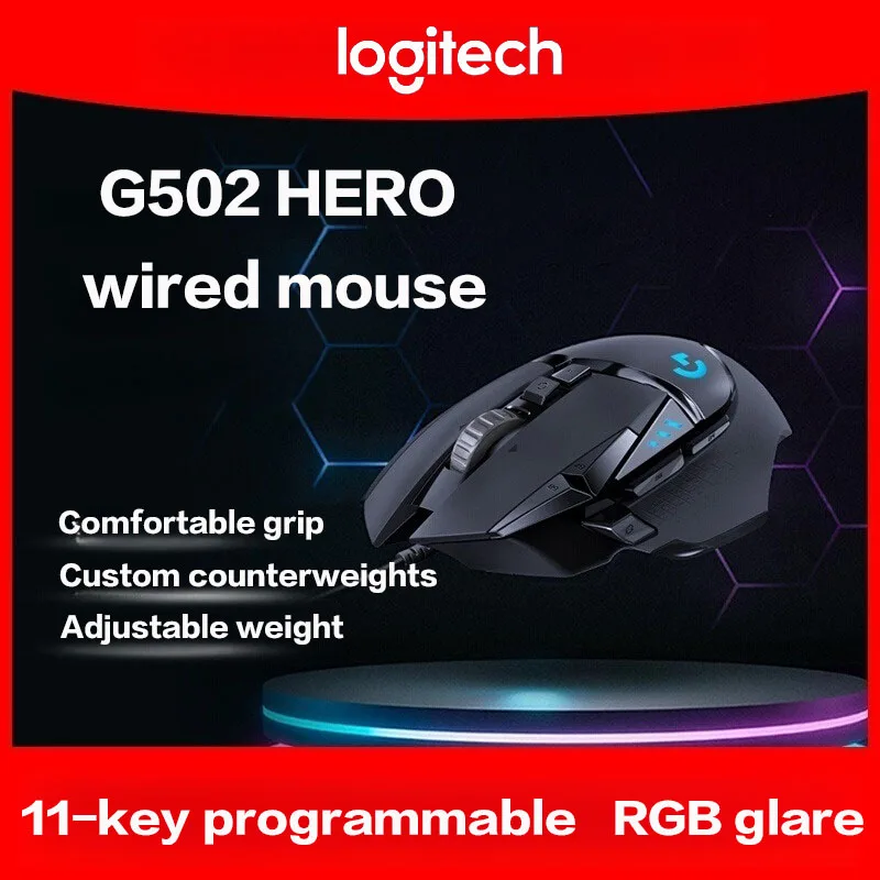 Przewodowa mysz gamingowa Logitech G502 HERO