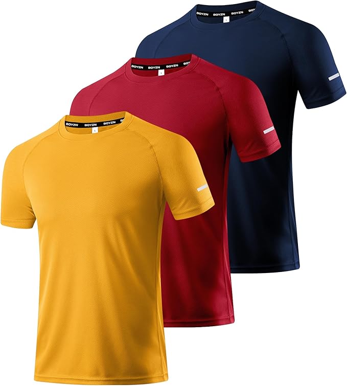3-pack sportowa koszulka Boyzn Dry Fit z krótkim rękawem (rozm. L)