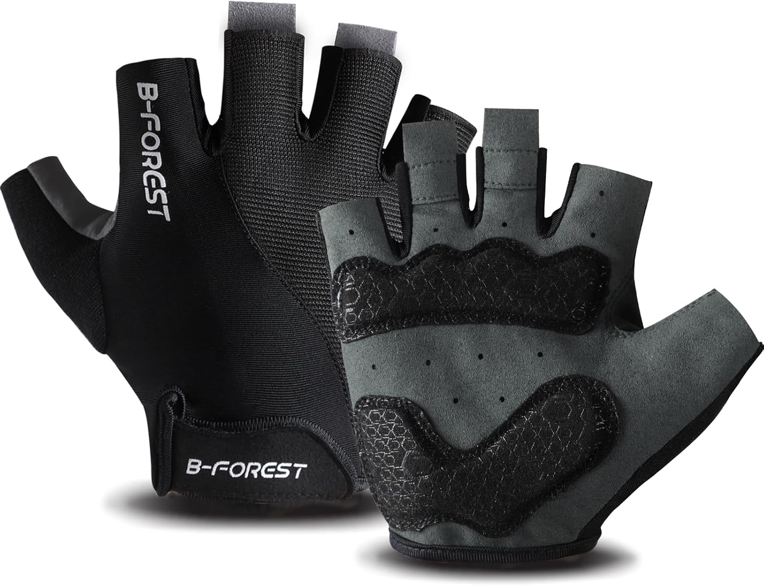 Rowerowe rękawiczki męskie SkrekuiMa, Letnie Półfilanta - MTB