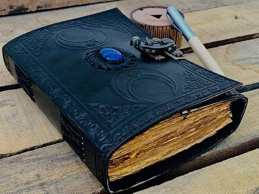 Alcraft Ręcznie wykonany dziennik ze skóry w stylu vintage