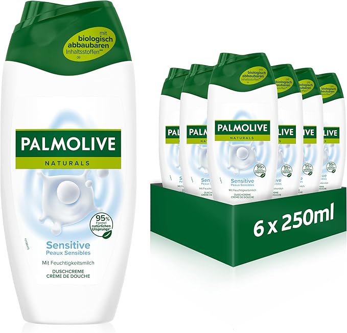 Palmolive Naturals Sensitive Żel pod Prysznic, 6 x 250 ml