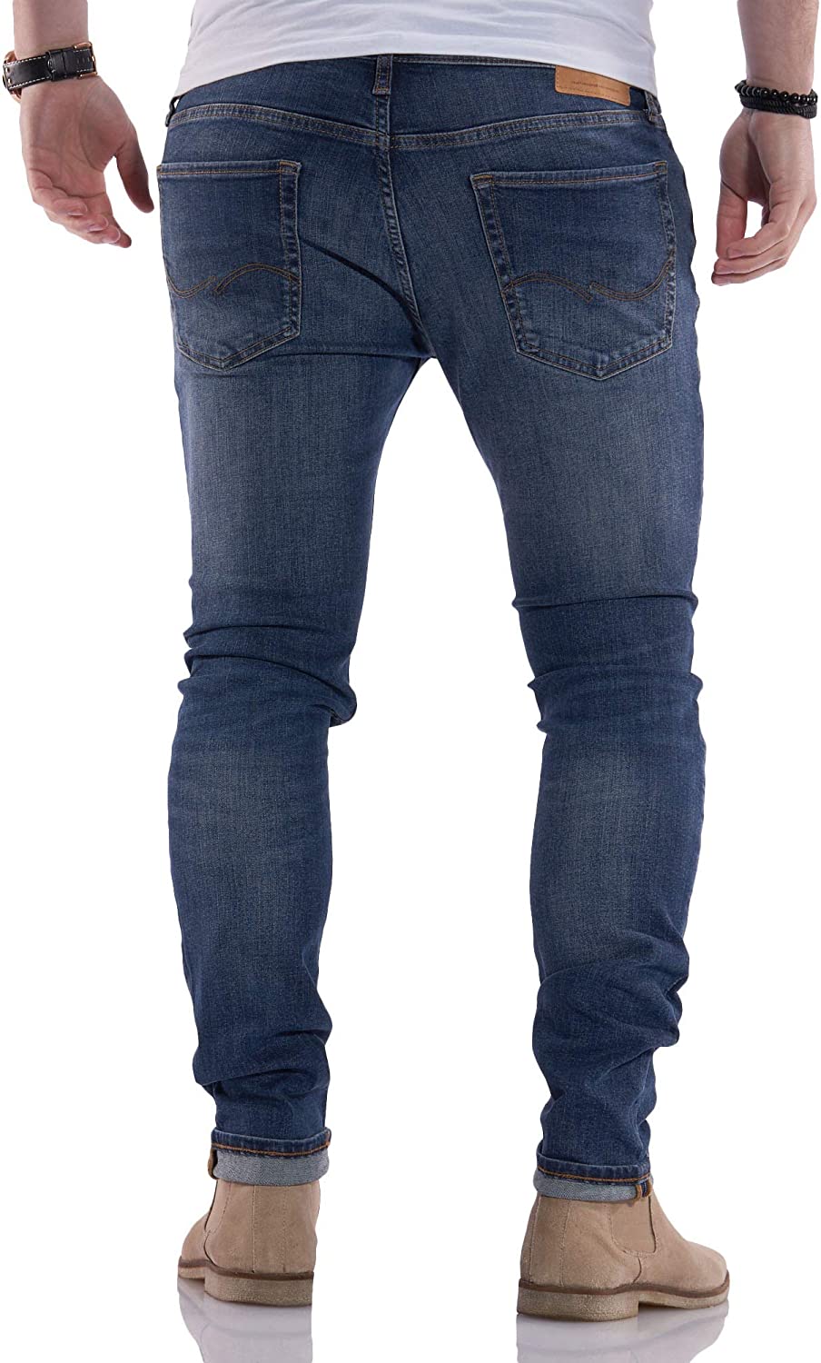 Męskie jeansy Jack&Jones - dopasowany krój, skinny - dużo rozmiarów