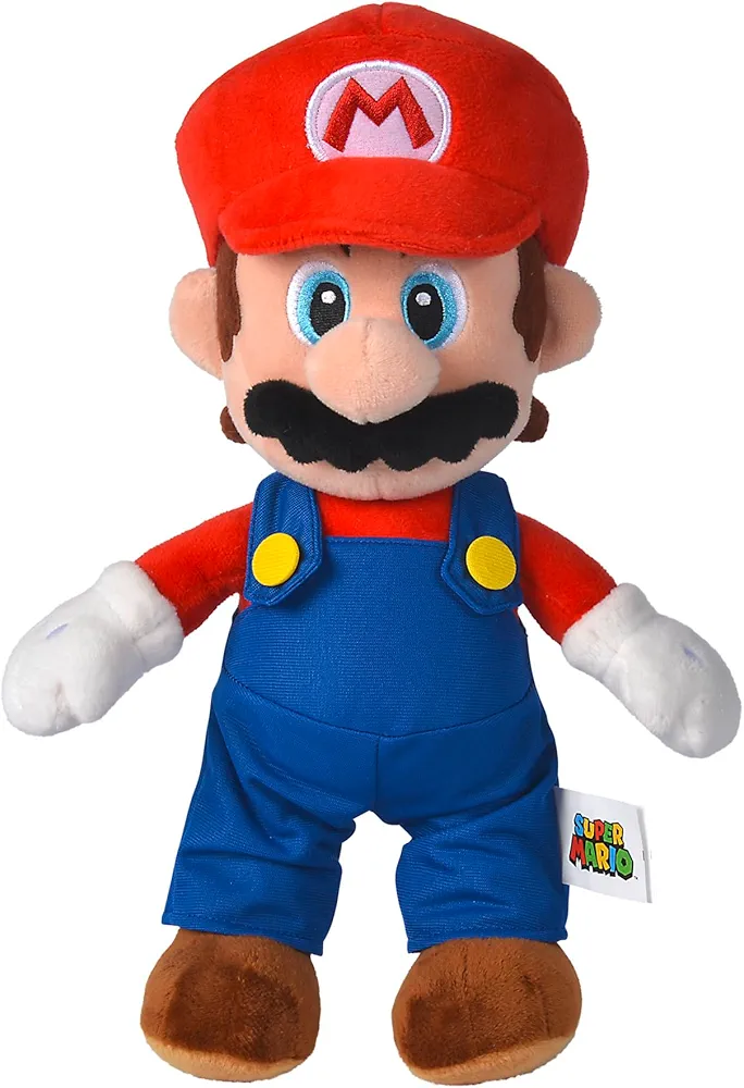 Simba 109231010 Nintendo Super Mario Maskotka pluszowa 30 cm Oficjalna licencjonowana Przytulanka