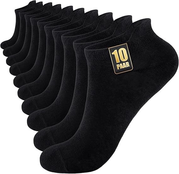 SockWaddles 10 Par Skarpetek bawełnianych, różne kolory, rozm.35-50