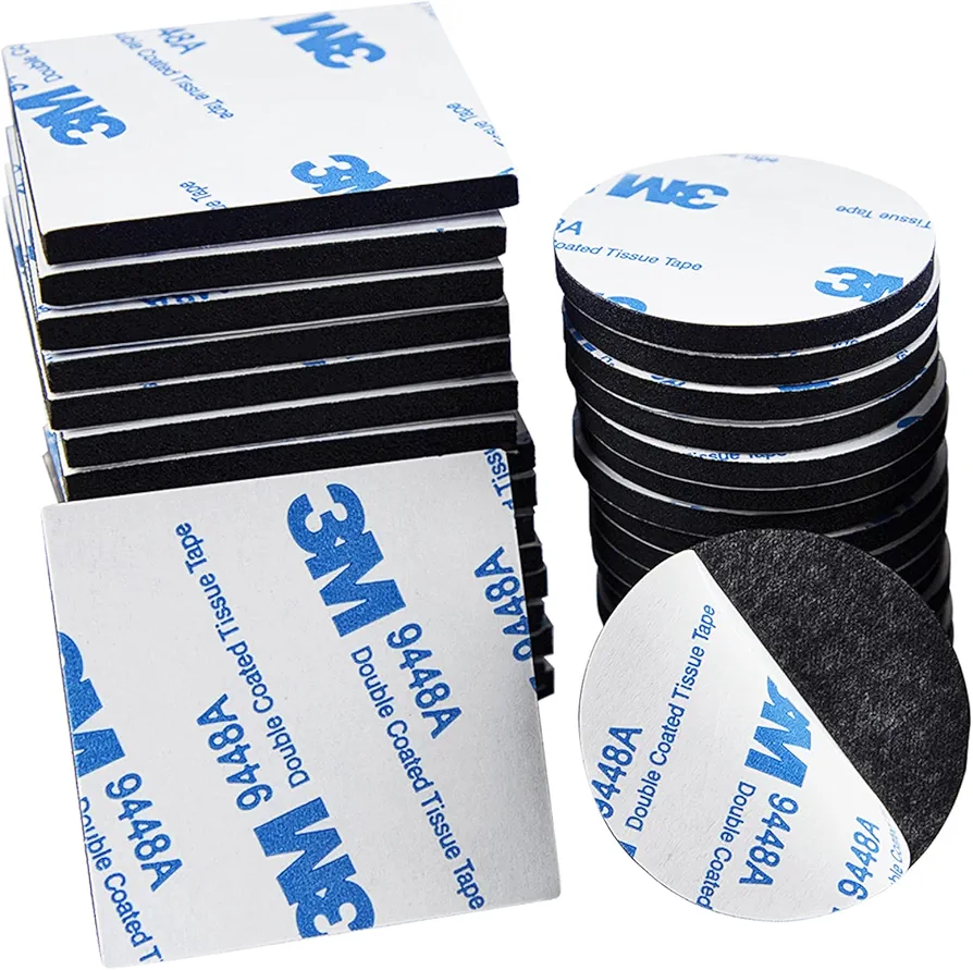 HOMMAND Podkładki samoprzylepne, dwustronne, bardzo mocne, 40 sztuk