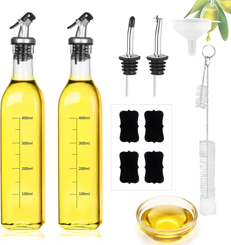 Szklana butelka z dozownikiem 2 x 500 ml,