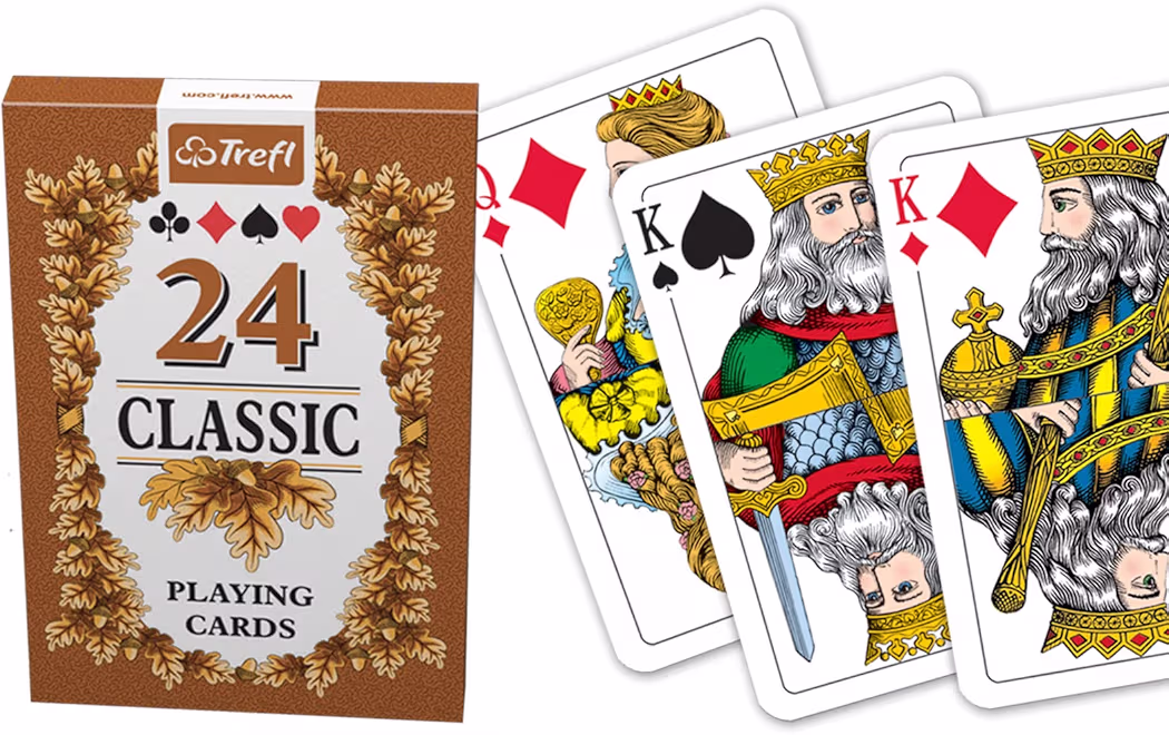 Trefl - Karty Classic, 24 Klasyczne Karty