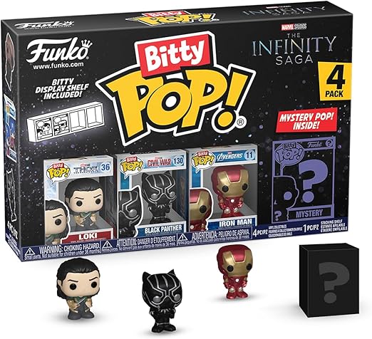 FUNKO BITTY POP!: Marvel - Loki 4PK