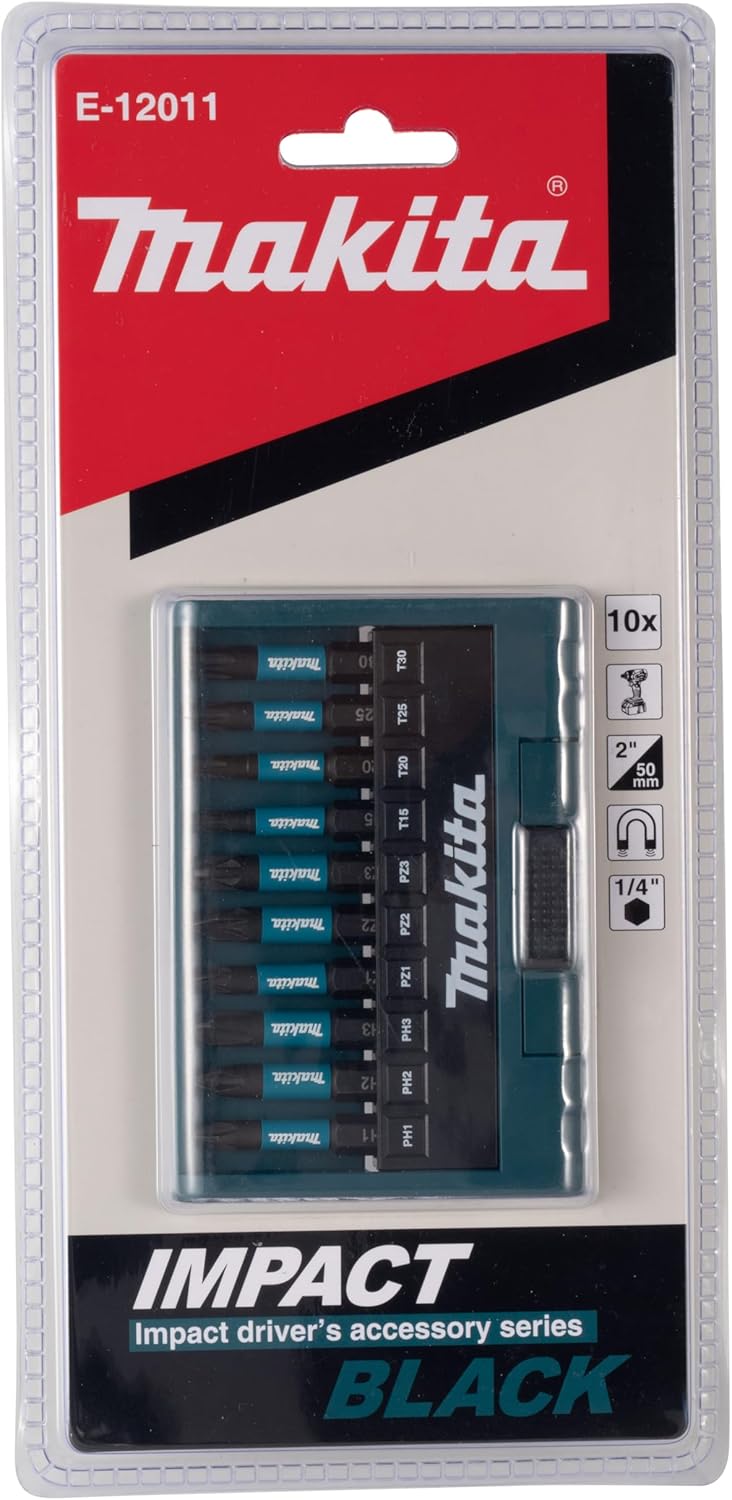 Makita Zestaw Bitów udarowych  10szt E-12011