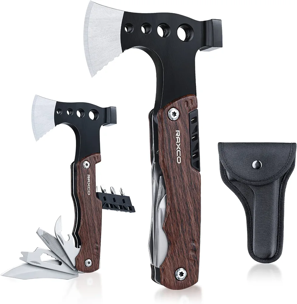 Raxco Siekiera survivalowa - siekiera wielofunkcyjna, 8 w 1