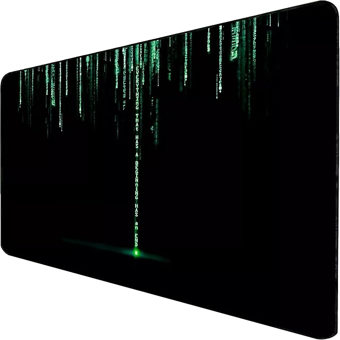 Retoo Matrix Podkładka pod mysz dla graczy, duża, 900 x 400