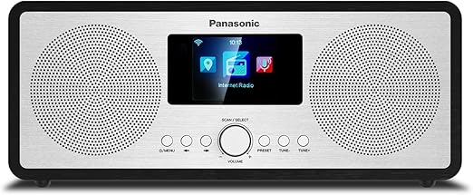 Panasonic RF-D40EGK-K radio internetowe i DAB+/FM z Bluetooth, 6 W