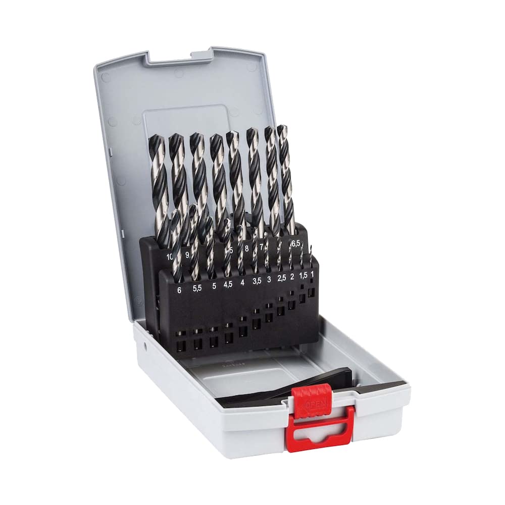 Wiertła Bosch Pointteq, Szary, Ø 1-10 mm