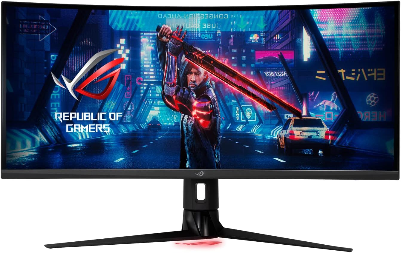 Monitor ASUS ROG Strix XG349C PC 86,7 cm (34.1") 3440 x 1440 pixels UltraWide Quad HD Noir [Klasa energetyczna G]